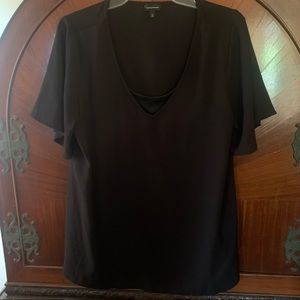 Women’s Buckle Black Shirt